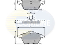 Set placute frana,frana disc COMLINE CBP0749