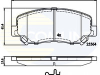 Set placute frana,frana disc COMLINE CBP32252