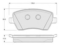 Set placute frana,frana disc DACIA DUSTER (2010 - 2016) OE 410604775R piesa NOUA