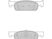 Set placute frana,frana disc DACIA LOGAN II (2012 - 2016) FERODO FDB4615 piesa NOUA