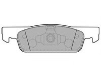 Set placute frana,frana disc DACIA SANDERO II (2012 - 2020) DELPHI LP2479