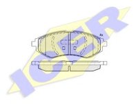 Set placute frana,frana disc DAEWOO KALOS (KLAS), CHEVROLET KALOS, CHEVROLET KALOS limuzina - ICER 181566