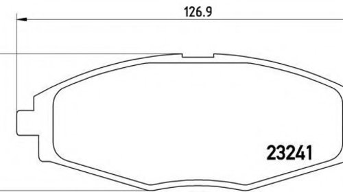 Set placute frana,frana disc DAEWOO MATIZ (KL