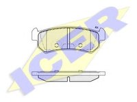 Set placute frana,frana disc DAEWOO NUBIRA (KLAJ), DAEWOO NUBIRA Break (KLAJ), DAEWOO NUBIRA limuzina (KLAJ) - ICER 181727