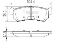 Set placute frana,frana disc DAEWOO NUBIRA limuzina (KLAN), DAEWOO LACETTI hatchback (KLAN), CHEVROLET LACETTI (J200) - NIPPARTS J3610903