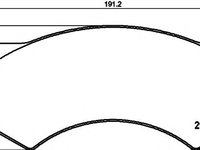 Set placute frana,frana disc DAF 45, DAF F 600, DAF F 800 - TEXTAR 2901703