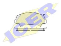 Set placute frana,frana disc DAIHATSU SPORTRAK (F300), DAIHATSU FOURTRAK (F7, F8), DAIHATSU CHARADE CENTRO IV (L501) - ICER 141022