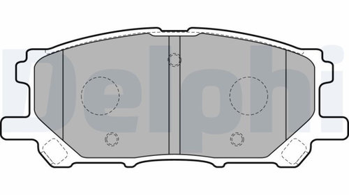 Set placute frana,frana disc DELPHI LP1823