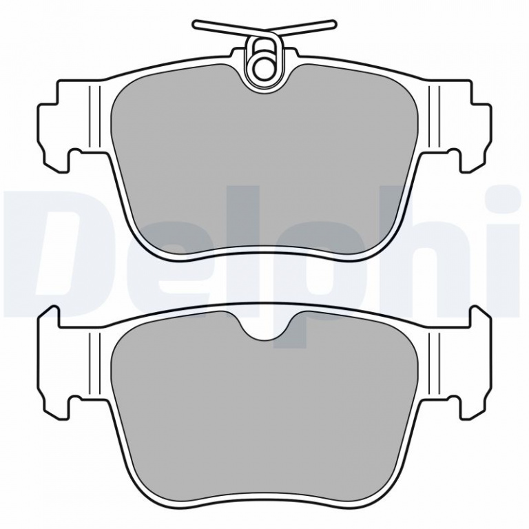 Set placute frana,frana disc DELPHI LP3669 model SKODA OCTAVIA IV Combi (NX5, PV5) 2019 2020 2021 2022 2023 2024 2025