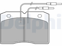 Set placute frana,frana disc DELPHI LP501