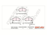 Set placute frana,frana disc Dr!ve+ DP1010.10.0056