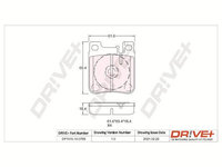 Set placute frana,frana disc Dr!ve+ DP1010.10.0755