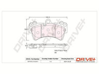 Set placute frana,frana disc Dr!ve+ DP1010.10.0911