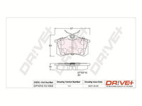 Set placute frana,frana disc Dr!ve+ DP1010.10.1065