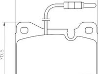 Set placute frana,frana disc FENDT Farmer, FENDT GT - TEXTAR 2073302