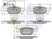 Set placute frana,frana disc FIAT BRAVA (182) (1995 - 2003) COMLINE CBP1479 piesa NOUA