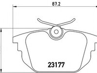 Set placute frana,frana disc FIAT BRAVA (182) (1995 - 2003) BREMBO P 23 026 piesa NOUA