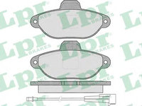 Set placute frana,frana disc FIAT CINQUECENTO (170) (1991 - 1999) LPR 05P462