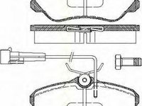 Set placute frana,frana disc FIAT CROMA (154), LANCIA DEDRA (835), LANCIA DELTA (831AB0) - TRISCAN 8110 15952