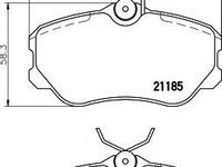 Set placute frana,frana disc FIAT CROMA (154), LANCIA THEMA (834), LANCIA THEMA SW (834) - HELLA PAGID 8DB 355 017-831