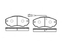 Set placute frana,frana disc FIAT DUCATO bus (244) (2002 - 2016) REMSA 0960.01 piesa NOUA