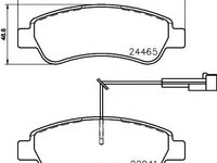 Set placute frana,frana disc FIAT DUCATO caroserie (250, 290) (2006 - 2016) BREMBO P 61 125 piesa NOUA