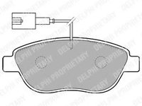 Set placute frana,frana disc FIAT MULTIPLA (186) (1999 - 2010) DELPHI LP1721