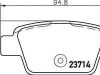 Set placute frana,frana disc FIAT MULTIPLA (186), FIAT STILO (192), FIAT STILO Multi Wagon (192) - HELLA 8DB 355 018-851