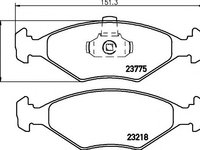 Set placute frana,frana disc FIAT PALIO (178BX), FIAT PALIO Weekend (178DX), FIAT PALIO limuzina (178_) - TEXTAR 2377501