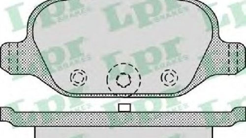 Set placute frana, frana disc FIAT PANDA ( 16