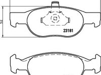 Set placute frana,frana disc FIAT PUNTO (176), FIAT PUNTO Cabriolet (176C), FIAT PUNTO Van (176L) - MINTEX MDB2206