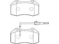 Set placute frana,frana disc FIAT PUNTO (199), ALFA ROMEO MITO (955) - WAGNER WBP24687A