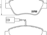 Set placute frana,frana disc FIAT PUNTO (199), FIAT 500 (312), FIAT LINEA (323) - MINTEX MDB3193