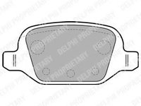 Set placute frana,frana disc FIAT QUBO (225) (2008 - 2020) DELPHI LP1678