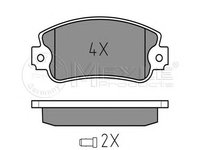 Set placute frana,frana disc FIAT REGATA limuzina (138), FIAT STRADA I (138A), SEAT RONDA (022A) - MEYLE 025 209 5018/W