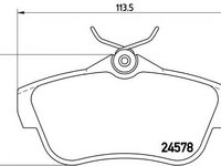 Set placute frana,frana disc FIAT SCUDO platou / sasiu (272, 270) (2007 - 2020) BREMBO P 61 095