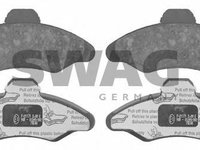 Set placute frana,frana disc FORD ESCORT Mk V (GAL), FORD ESCORT Mk V combi (GAL, AVL), FORD ESCORT Mk VI Cabriolet (ALL) - SWAG 50 91 6038