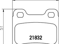 Set placute frana,frana disc FORD ESCORT Mk V (GAL), FORD ESCORT Mk V combi (GAL, AVL), FORD ESCORT Mk VI Cabriolet (ALL) - MINTEX MDB1554