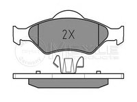 Set placute frana,frana disc FORD FIESTA Mk IV (JA_, JB_), MAZDA SOHO III (JASM, JBSM), FORD COURIER caroserie (J5_, J3_) - MEYLE 025 232 0018