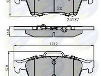 Set placute frana,frana disc FORD FOCUS C-MAX (2003 - 2007) COMLINE CBP01599 piesa NOUA