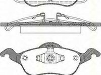 Set placute frana,frana disc FORD FOCUS (DAW, DBW), FORD FOCUS Clipper (DNW), FORD FOCUS limuzina (DFW) - TRISCAN 8110 16001