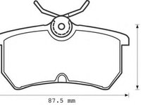 Set placute frana,frana disc FORD FOCUS (DAW, DBW), FORD FOCUS Clipper (DNW), FORD FOCUS limuzina (DFW) - STOP 571998S