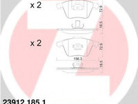 Set placute frana,frana disc FORD FOCUS II (DA) (2004 - 2012) ZIMMERMANN 23912.185.1 piesa NOUA