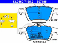 Set placute frana,frana disc FORD FOCUS III limuzina (2010 - 2020) ATE 13.0460-7195.2