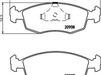 Set placute frana,frana disc FORD GRANADA I (GAE, GGE), FORD GRANADA Mk III limuzina (GGE), FORD SIERRA hatchback (GBC, GBG) - TEXTAR 2090802