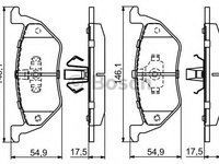 Set placute frana,frana disc FORD MAVERICK (2001 - 2016) BOSCH 0 986 494 683 piesa NOUA