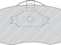 Set placute frana,frana disc FORD MONDEO II (BAP) (1996 - 2000) FERODO FDB884 piesa NOUA