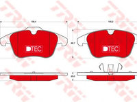 Set placute frana,frana disc FORD MONDEO IV limuzina (BA7) (2007 - 2020) TRW GDB1683DTE