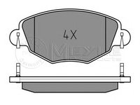 Set placute frana,frana disc FORD MONDEO Mk III limuzina (B4Y), FORD MONDEO Mk III (B5Y), FORD MONDEO Mk III combi (BWY) - MEYLE 025 232 7918