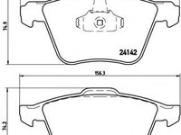 Set placute frana,frana disc FORD S-MAX (WA6) (2006 - 2020) BREMBO P 24 077